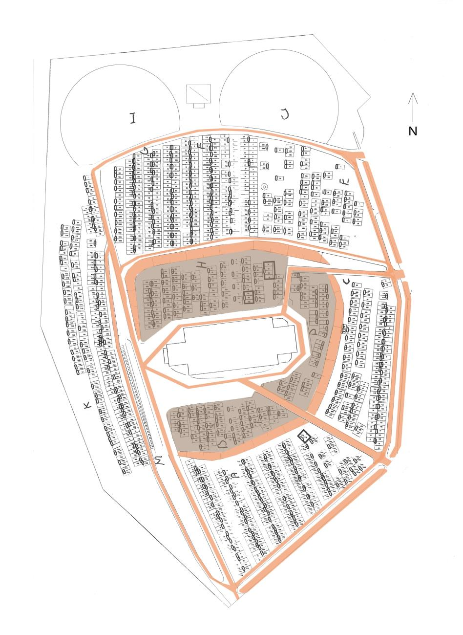 Områden med stor betydelse för kyrkogårdens karaktär I områden med övrigt kulturhistoriskt värde bör: Gravplatserna bevaras vad gäller storlek och planläggning.