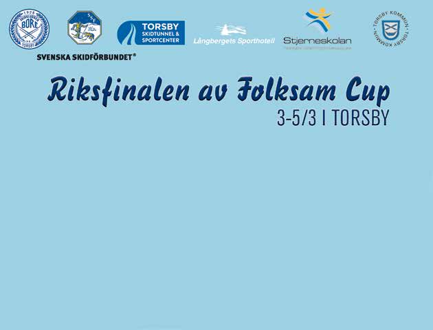 Upplev skidfesten riksfinalen av Folksam cup 3-5/3 live på plats i Torsby sportcenter.