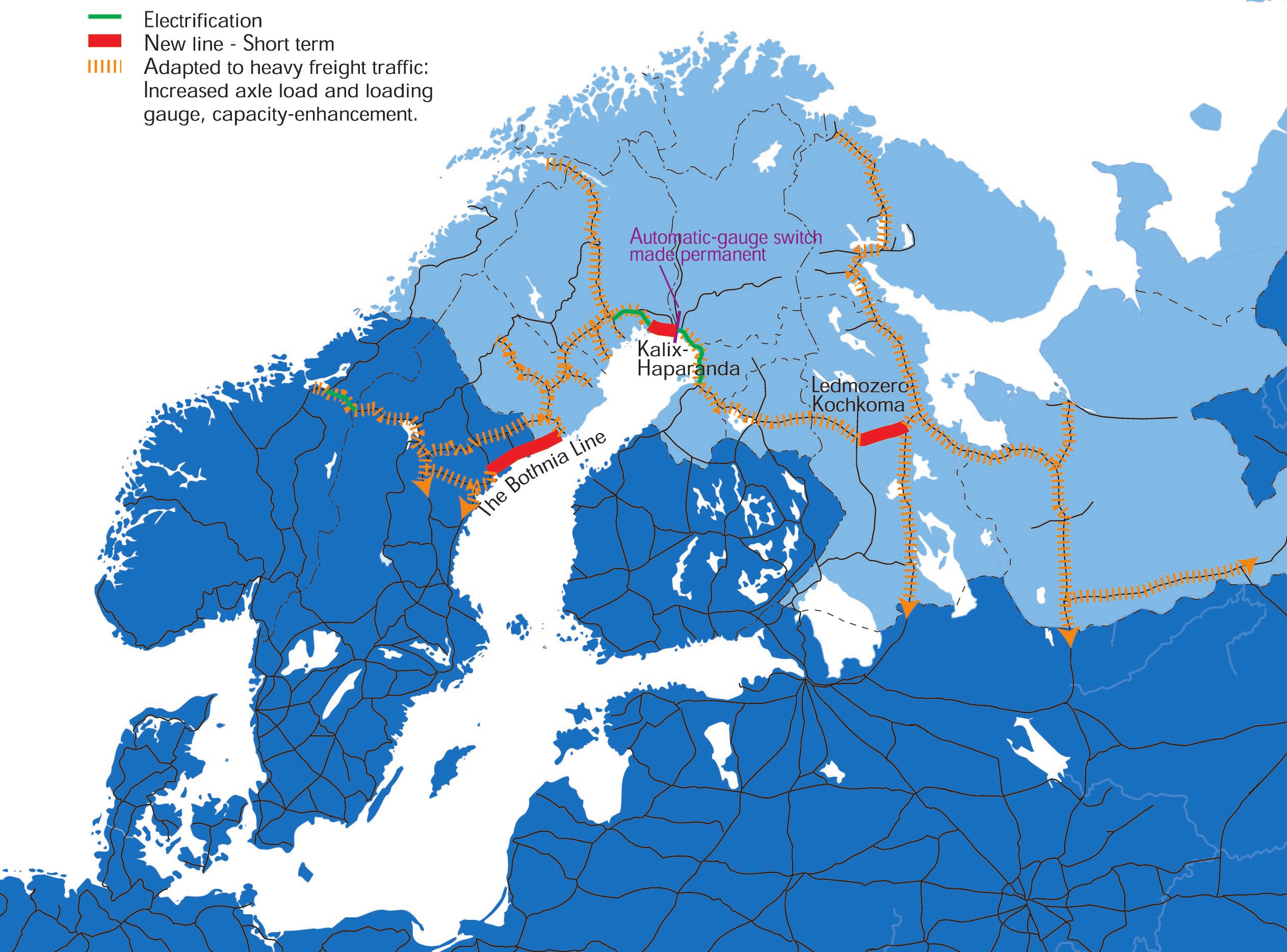 1.1 PROJEKTBESKRIVNING Bkgrund och syfte Hprndbnn är en viktig järnväg som förbinder det svensk järnvägsnätet med det finsk och därmed indirekt också med det vidsträckt rysk järnvägsnätet.