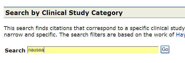 Nu får vi vända blicken med databaser som PubMed och Cinahl och vi börjar med den förstnämnda.