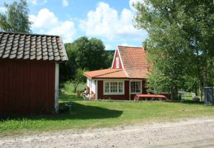 Ett enkelhus som troligen förlängts och fått moderna