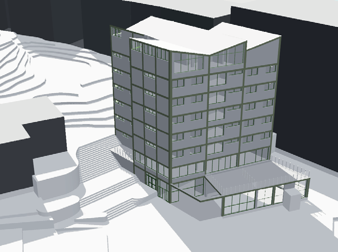 Urban Buidling - Länken 12 Platsen Tunnelbanestationen Stadshagen med uppgång mot Mariedalsvägen befinner sig som ett möte mellan många platser.