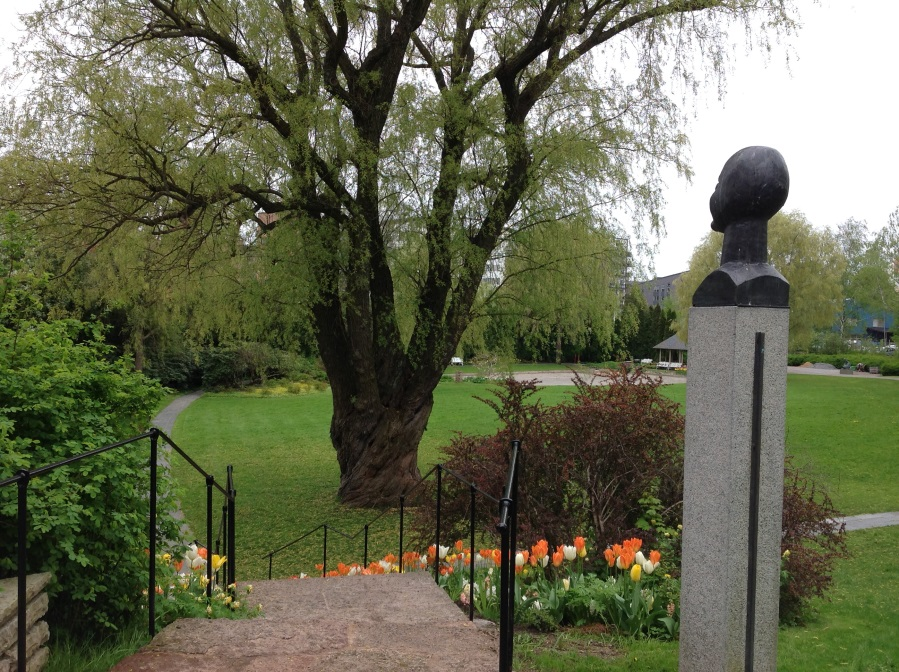 Figur 14: Del av Marabouparken. Längs södra delen av Sundbyberg rinner Bällstaån.