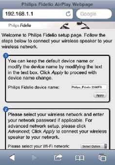 Ändra interna Wi-Fi-inställningar för DS9800W du ändra de interna Wi-Fi- inställningarna i DS9800W för anslutning av DS9800W till ditt Följ anvisningarna på skärmen för att ändra och bekräfta de