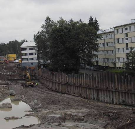 Hantering av grundvattnet Grundvattnet får inte sjunka Under arbetets gång tillåts 1 m på 10 m avstånd och 0,5 m på 50 m avstånd Grundvattnets tryck max 6-7 meter Tillåten spillvattenmängd en