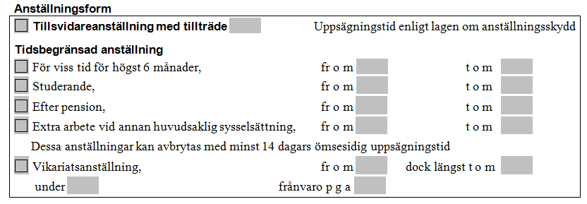 Anställningsformer LO OBS!