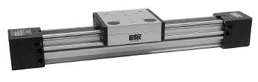 Kolvstångslös cylinder Serie ZR Design Applikationer Kontroll Lastdiagram info Serie ZR-25, ZR-40 Bandcylinder med glidstyrning Ø25 samt 40mm Tekniska data Dimensioner Tillbehör Serie ZR-25S, ZR-40S