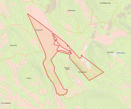 Länsstyrelsens bedömning Skogen vid Lessuvaara karaktäriseras av rasbranter och frostsprängt berg. I dessa blockiga miljöer växer gammal, brandpräglad tallskog. Många av träden har brandljud.