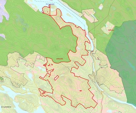 Länsstyrelsens bedömning Jelka-Rimakåbbå är ett mycket stort, sammanhängande skogslandskap med övervägande urskogsartade skogar.