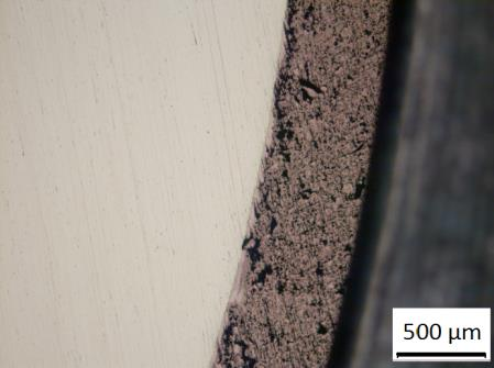 K/Cl 250x 2000x 4000x Epoxy Nivå 1 Pb/Cl/K/O-beläggning (10 wt.% Pb) Metall 100 µm 10 µm 1 µm K/Cl Epoxy Pb/Cl/K/O-beläggning (25-45 wt.