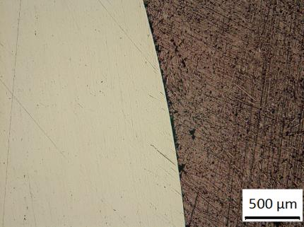 SEM-images of various regions on 304 FW sample (in cross