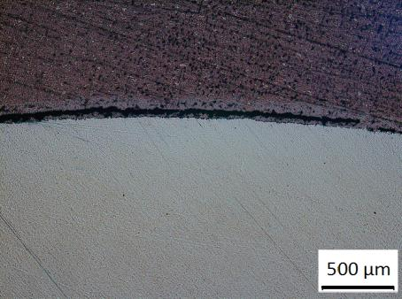 Micrographs of various regions at different