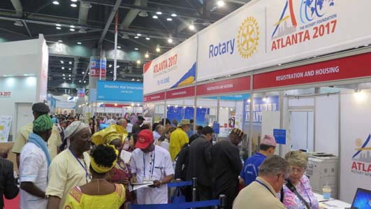 Inspirera, knyt kontakter och ha kul Conven on är för många årets höjdpunkt inom Rotary.
