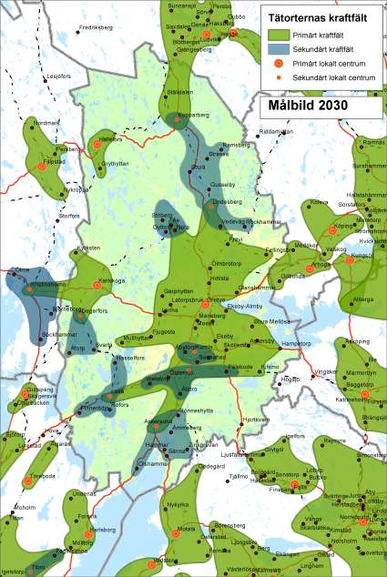 expressbussarna kommer också att kompletteras med ett stor utbud av regionbussar. I Örebro, Karlskoga och i viss mån Lindesberg finns stadstrafik. I delar av landsbygden finns närtrafik.