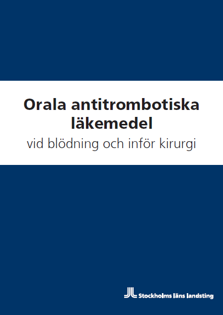 liksom skriften om blödningar och inför kirurgi: