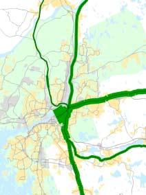 TRAFIKERING OCH RESANALYS JÄRNVÄGSUTREDNING VÄSTLÄNKEN 8 Tågresor I föregående kapitel redovisas den generella efterfrågan på kollektivtrafikresor i de olika alternativen.