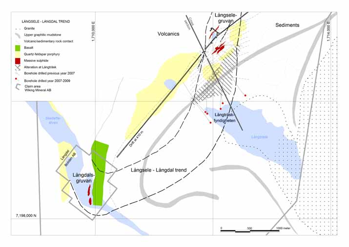 Långträsk Projektet Långträsk är beläget strax sydväst om den tidigare brutna Långselemalmen.