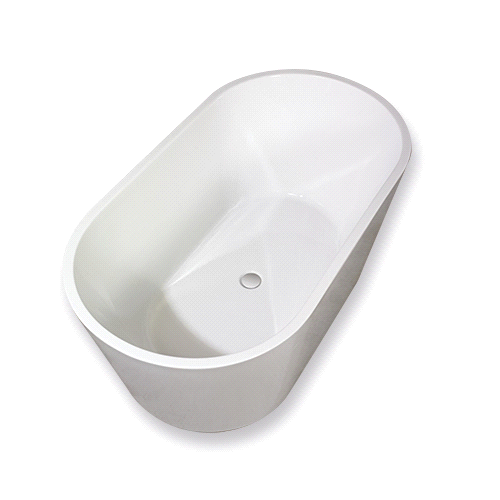 DUSCH/BADKAR BAD Badkar Mood Som tillval kan du välja Noro Mood rundat badkar i sanitetsakryl. Längd 1500 mm, bredd 800 mm, höjd 600 mm, baddjup 480 mm.
