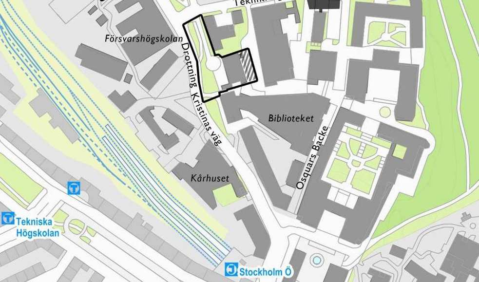 Nya byggnader ska gestaltas på ett medvetet sätt i förhållande till den befintliga miljön på campus som har höga kulturhistoriska värden och förstärka campus egen karaktär.