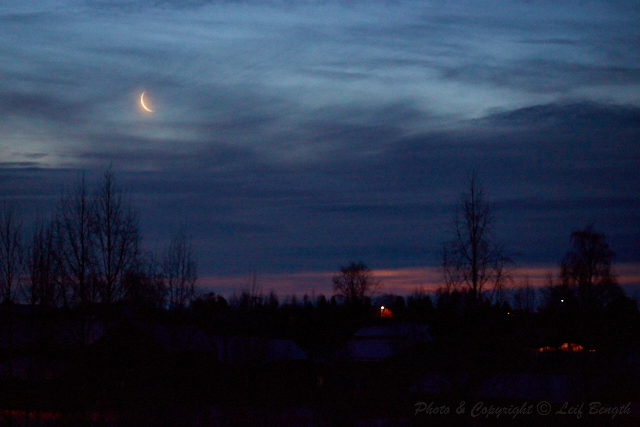 Morgonmåne av Leif Bength - 2015-01-21 http://www.