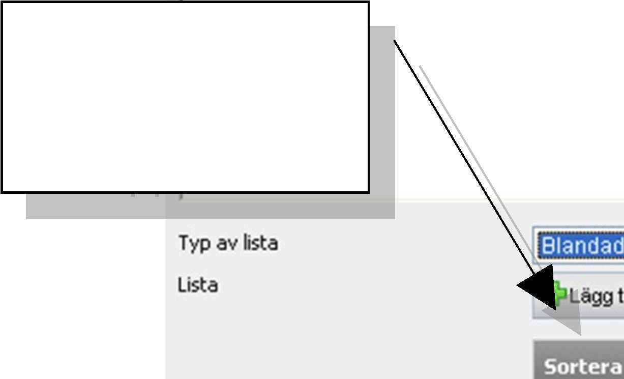 Skriv in rubriknamnet Tjänster och information, om det saknas. 4.