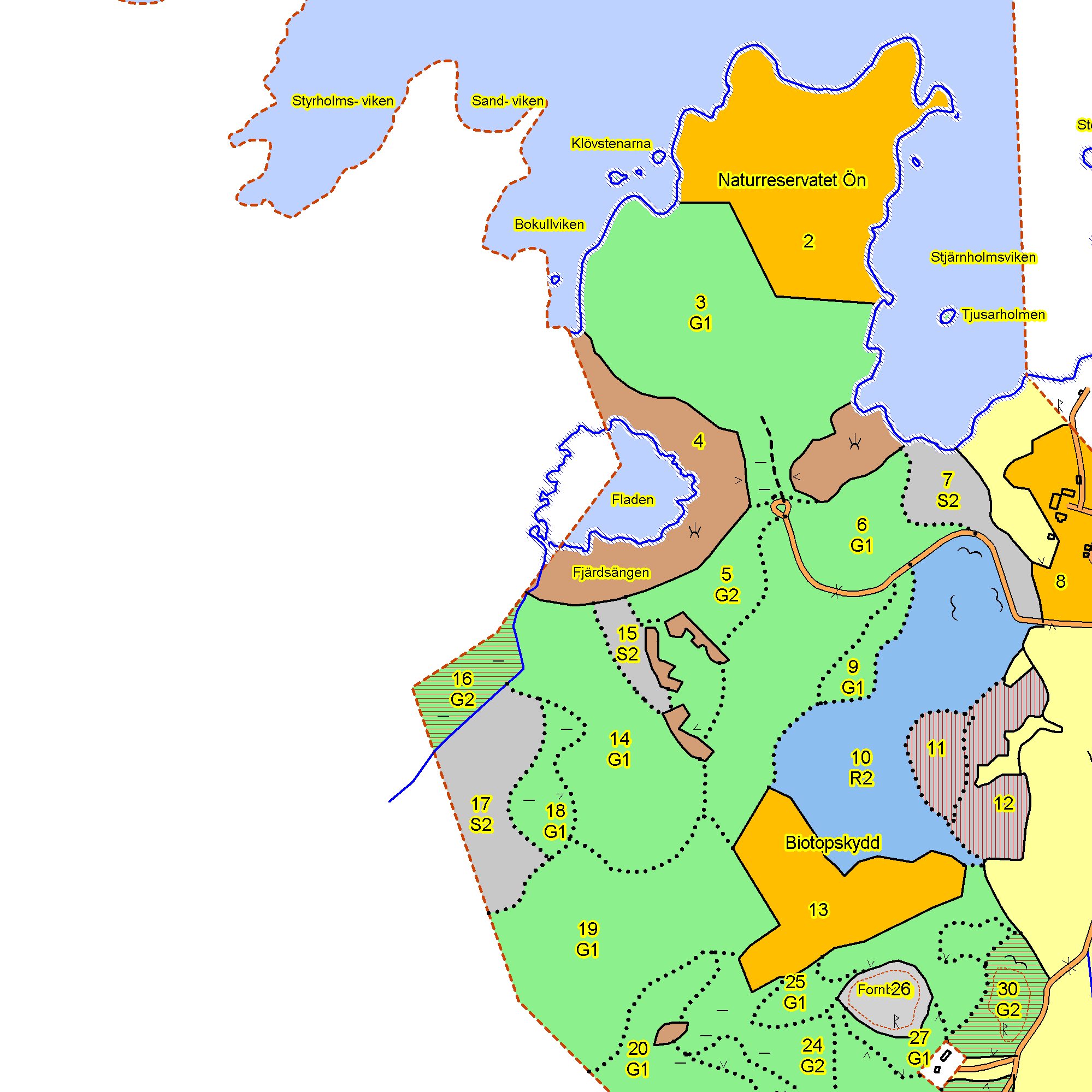 SKOGSKARTA Plan Stjärnholm 1:15 Församling Estuna och Söderby-Karl