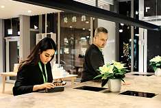 Nya kundtjänster Möt en av våra företagskunder» Jag uppskattar att banken är öppen för entreprenörskap och innovation.