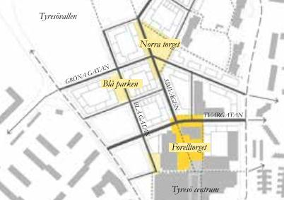 Gator och trafik Nulägesbeskrivning Idag försörjs vårdbyggnaden via en infartsgata Östangränd, från Bollmoravägen.