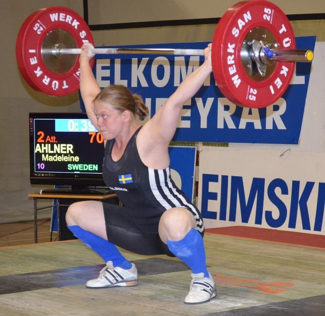 Universiaden, 8-9 juli, Kazan, RUS Damer klass 58 kg Gren Placering Resultat Angelica Roos, Mossebergs AK Ryck 10 78 Stöt 8 103 Totalt 9 181 Damer klass 69 kg Carita Hansson, Allmänna SK Ryck 8 88