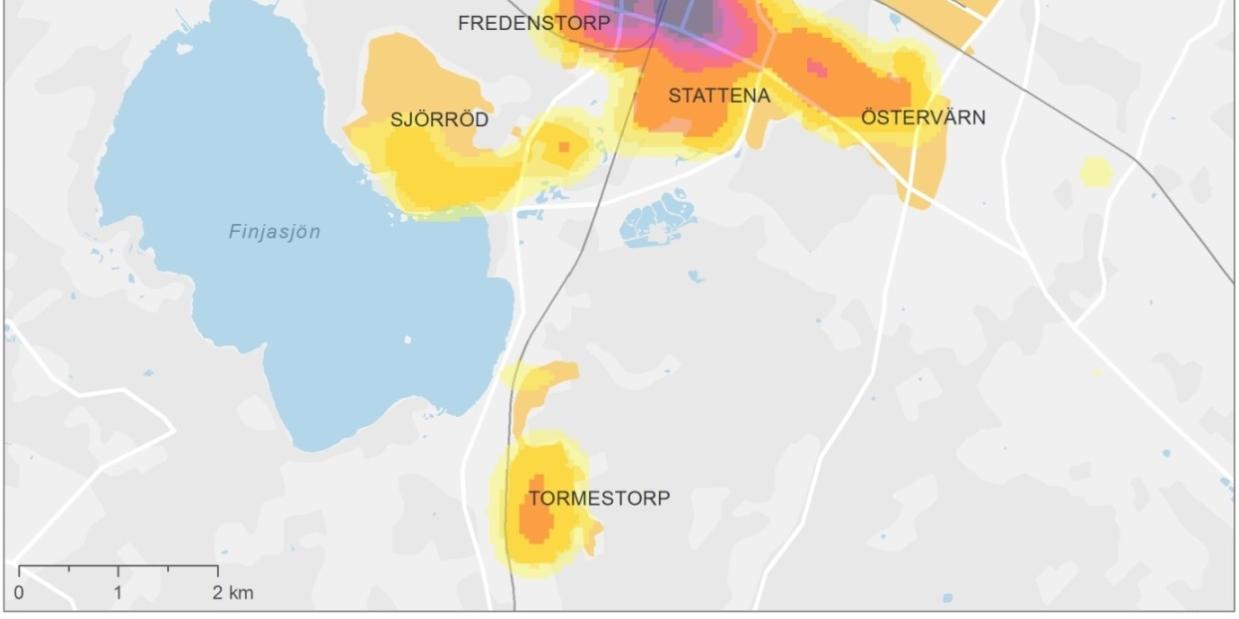 Kommunen har under flera år haft en positiv men relativt låg befolkningsutveckling.