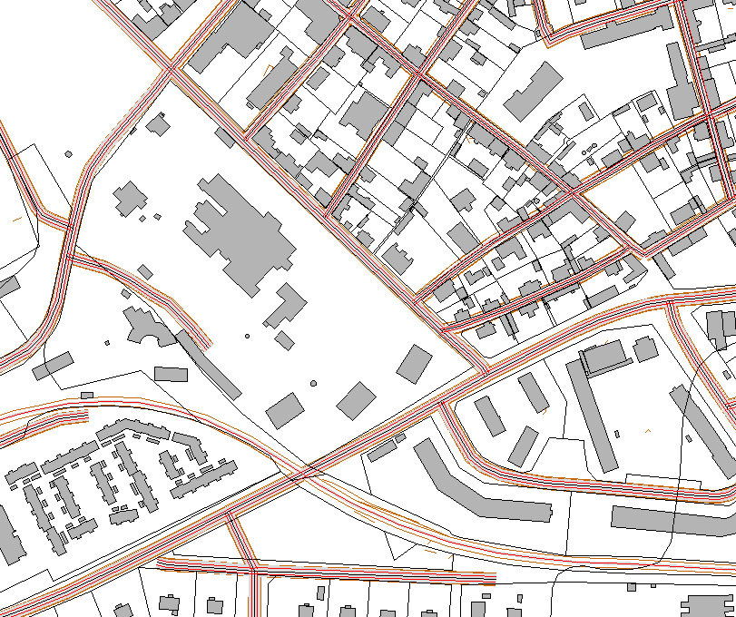 Uppdragsnr: 2 (6) L:\32\\ - - Trafikbullerutredning Vadstena\3_Dokuent\PM Rev_B_20140226.docx Mall: Meo.dot ver 1.0 Figur 1. Orådet so utreds är inringat ed rött.