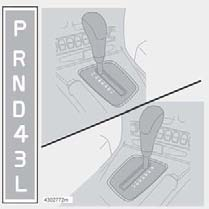 06 Start och körning Automatväxellåda Manuella lägen N Neutralläge N-läget är neutralläge, ingen växel är ilagd och motorn kan startas.