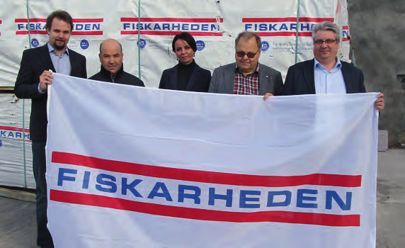 Flaggar för Fiskarheden gör Mattias Larsson, Nourdine Sahraoui, Sabrina Maouche, Olle Larsson och Hans Unander.