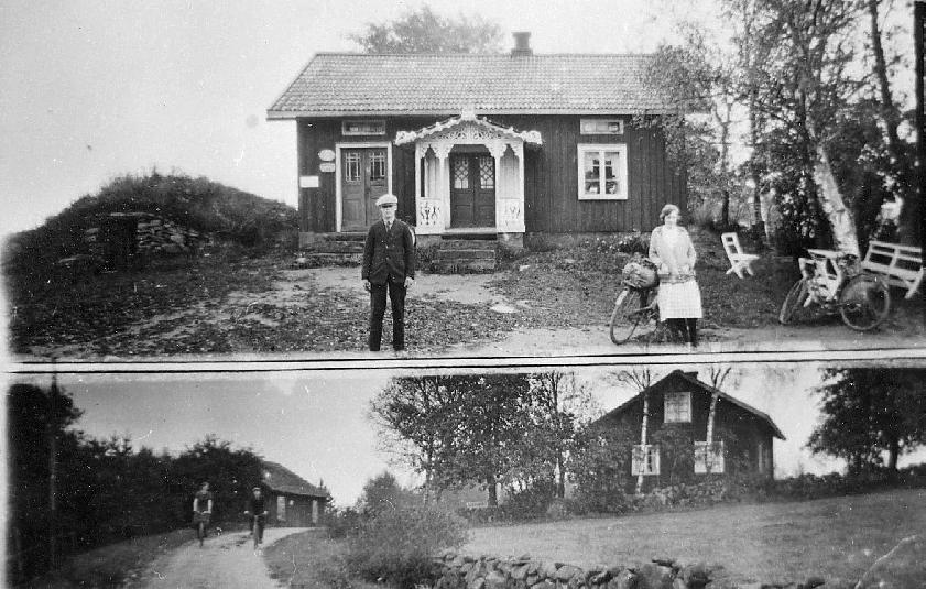 Torp och backstugor 602 Högebacke Huset brann ner 1942. En del av huset var affär. Kända boende: Johannes Blomqvist o Catarina Andersdtr 1834-41, Alfrid Andersson o Augusta Sofia Abrahamsdtr 1875-93.