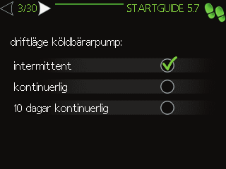 Displayenhet Menysystem När dörren till inomhusmodulen öppnas visas menysystemets fyra huvudmenyer samt viss grundinformation på displayen.