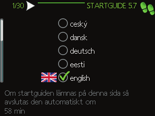 Med hjälp av den tydliga displayen och ett lättanvänt menysystem kan du enkelt navigera mellan olika menyer och alternativ för att ställa in den komfort eller få den information du önskar.