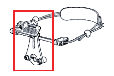 for Heads Up COR XTR Flip ack Sidostödet är ett stöd om huvudet XYS-HUfaller åt sidan.