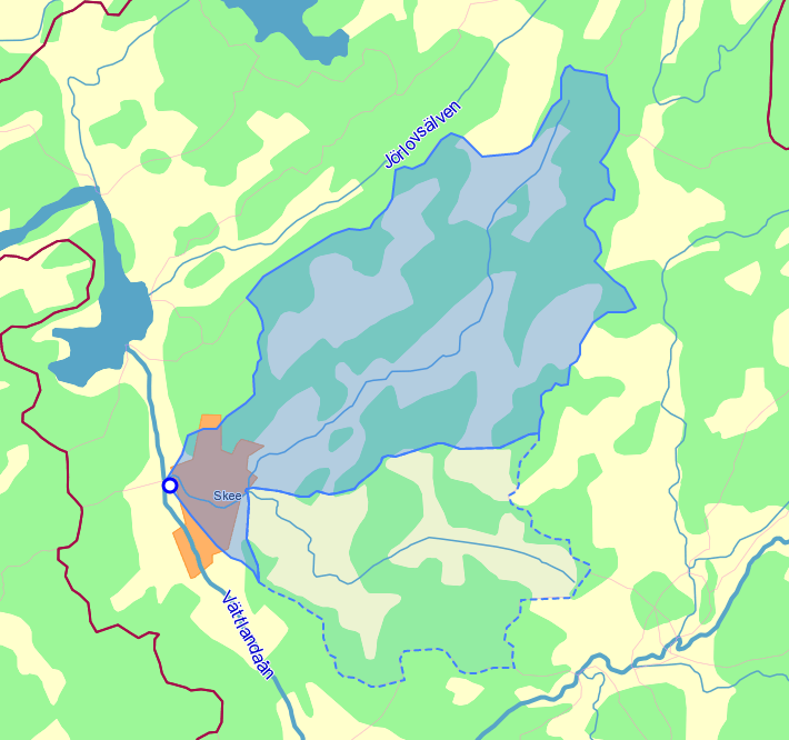 Av SMHI modellerad total vattenföring i Grålösebäcken [m³/s] HQ50 6,77 HQ10 5,45 HQ2 3,95 MHQ 4,12 MQ 0,33 MLQ