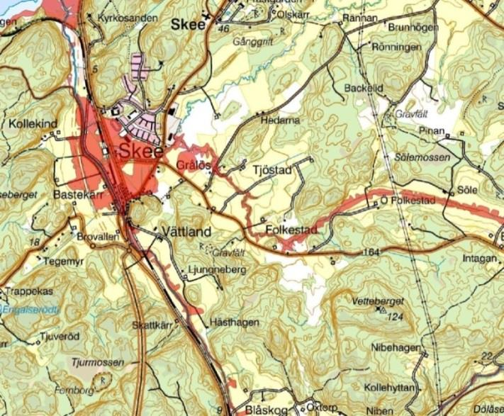 För alla landets vattenförekomster utpekade enligt vattendirektivet, finns GIS-skikt baserat på Lantmäteriets nationella höjdmodell.