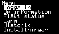 9 Förlängd efterblåsningstid för anläggningar med elbatteri i aggregatet Anläggningar med elbatteri i aggregatet där det behövs efterblåsning innan fläkten stannar.