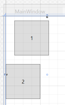 MER OM MARGIN Margin="left,top,right,buttom" <StackPanel> <Button Content="1" Height="80" Width="80" Margin="20,10,0,20"