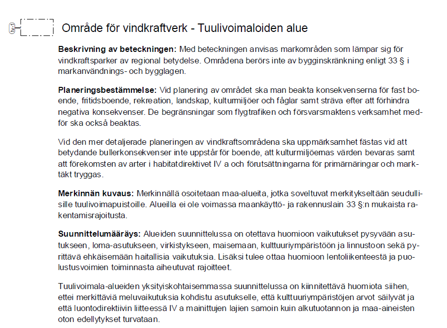 105, TEKN 16.9.2015 17:00 / Pykälän liite: Planbeskrivning_teknisk justering 28.8.2015 4.9.201 DELGENERALPLAN FÖR UTTERMOSSA VINDKRAFTSPARK - PLANBESKRIVNING Figur 23.