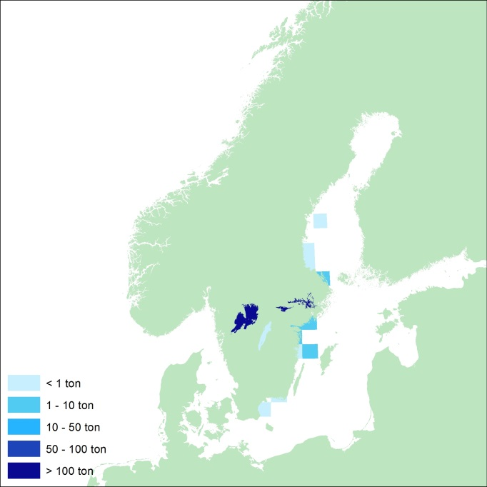 VANDRINGAR I sjöar och kustvatten rör sig gösen oftast bara kortare sträckor, de flesta under 1 km, men vandringar på över 1 mil har förekommit.