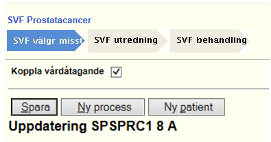 Vårdprocess bild 045 Ny SVF startas upp på enheten 1.