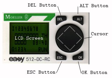 Ändring av tider Easy plc EL 34 Tryck OK Pil ner till Parameter Tryck OK Tryck pil upp/ner till rätt timer ( T?