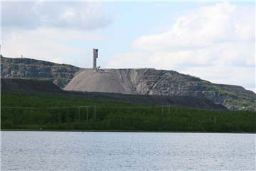 reservoir, high mercury concentration in sediments) Göljån