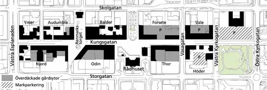 4 Kungsgatan stadens pulsåder Balder 6. Kungsgatan 57 med C Fr Sandgrens hus 1894 95 och till höger Erik Erikssons hus från 1919.
