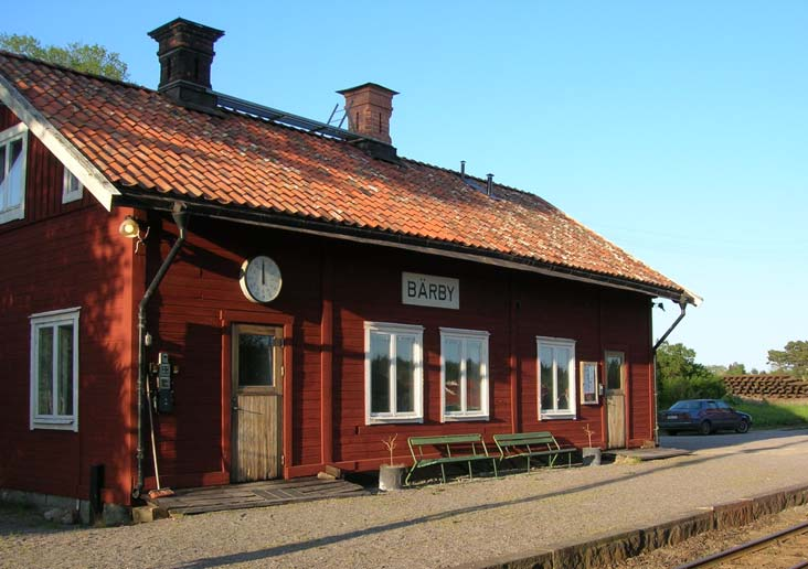 modern pendeltågsbana.
