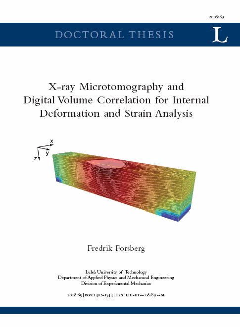 Välkommen till presentation och försvar av doktorsavhandlingnen X-ray Microtomography and Digital Volume