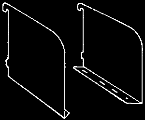 VÄGG- OCH GOLVBASERAT Pärmhyllor Hyllplan för hyllgavlar GA30 Beskrivning Art.nr. Färg Pris/st. Hyllplan med ekfaner 19 mm spånskiva. Kantlist på tre sidor. Lackerade med UV-beständig lack.